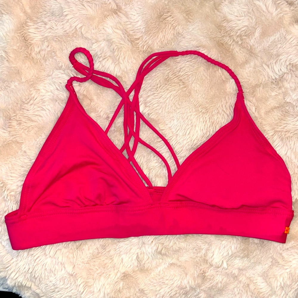 SUPER CUTE 🥰 ROXY PINK SWIM 🏊‍♀️ TOP NWOT